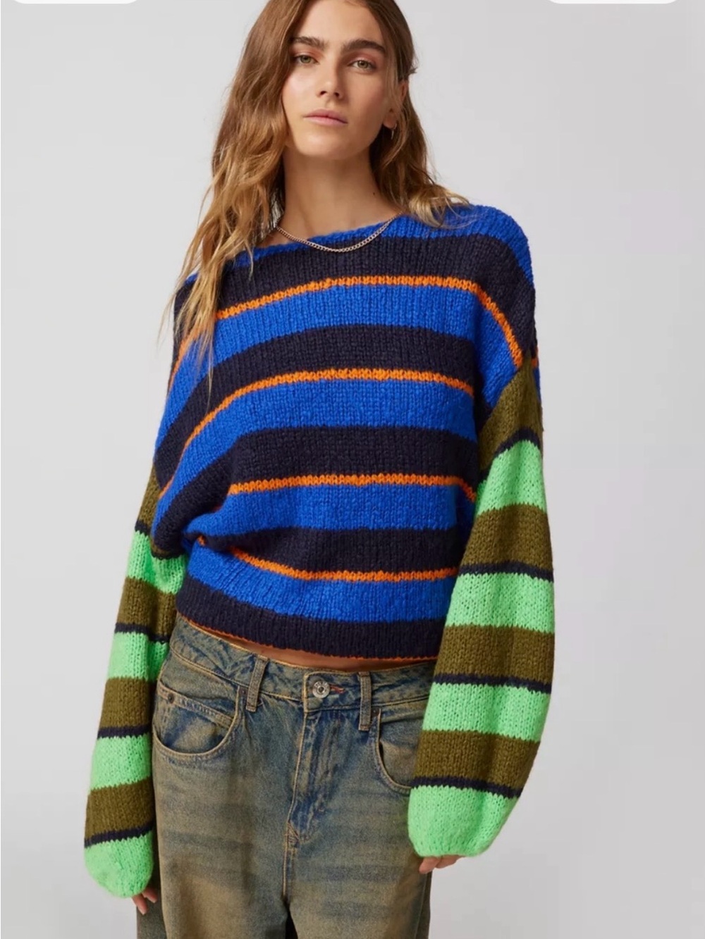 UO Urban Outfitters Jamie Striped Sweater